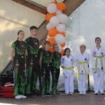 Uczniowie sekcji Taekwondo oraz Kickboxingu z Lubelskiego Klubu Sportów Walki DAN