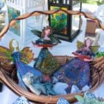 Anioły wykonane przez Uczestników ŚDS PSONI Koło w Świdniku