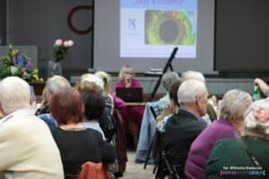 Wykład Pani dr n. med. Małgorzaty Kowal, Specjalisty Okulistyki podczas cyklicznego spotkania Koła nr 3 PSD w Lublinie