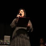 Powitanie widzów przez Panią Martę Horabik-Piasecką, Dyrektor Domu Kultury LSM