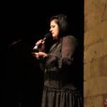 Zapowiedź koncertu Pani Agnieszki Zarzyckiej przez Panią Martę Horabik-Piasecką, Dyrektor Domu Kultury LSM