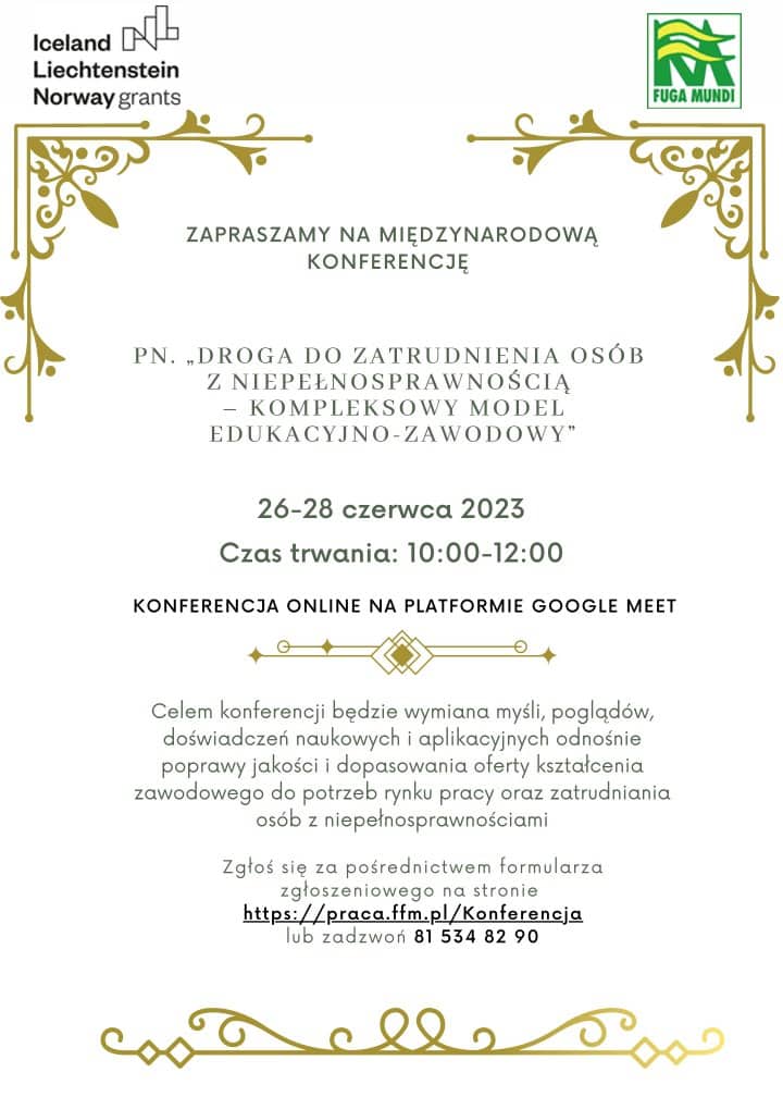 Zaproszenie na Konferencję