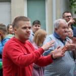 Tańczący Uczestnicy Festynu