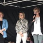 Zarząd Stowarzyszenia; od lewej stoją: Pani Iwona Szyszko, Pani Joanna Szlachetka, , Pani Alina Starek