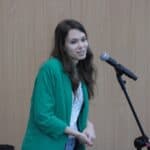 Pani Aleksandra Kulik – Prezes Zarządu Fundacji Sempre a Frente