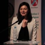 Pani Magdalena Kowalczyk, koordynator SCWEW w Zespole Szkół w Piaskach