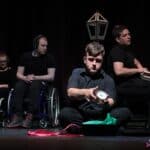 Teatr Aktorzy-Amatorzy (Puławy) - spektakl "Jestem z Tobą człowieku"; fot. Wiktoria Kwiecień