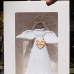 Anioł wykonany przez uczestników Warsztatu Terapii Zajęciowej oraz Środowiskowego Domu Samopomocy w Kodniu