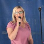 Oficjalne rozpoczęcie pikniku, Pani Danuta Bosek – Radna Powiatu Łukowskiego