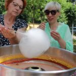 Przygotowanie waty cukrowej