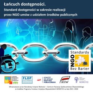 Ulotka Standardy dostępności - łańcuch dostępności
