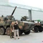 Pojazdy wojskowe prezentowane podczas pikniku militarnego