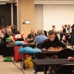 Widok na salę rozgrywek szachowych