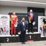 Ceremonia zamknięcia: podium w klasyfikacji Mężczyzn