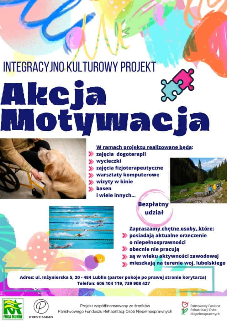 Ulotka projektu Akcja Motywacja
