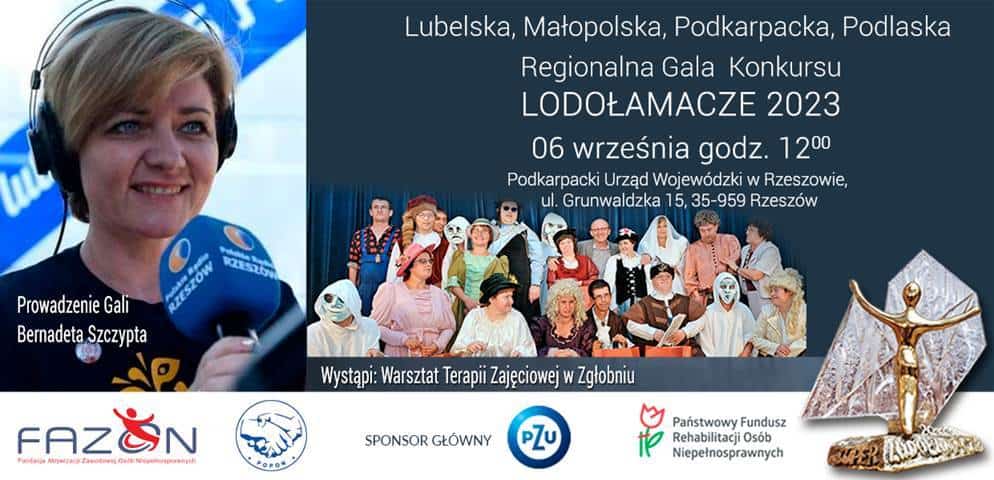 Baner Regionalnej Gali Konkursu LODOŁAMACZE 2023