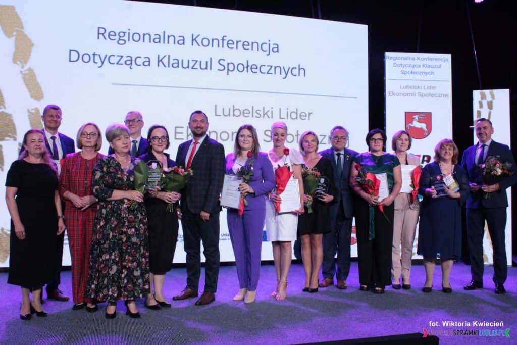 Laureaci konkursu "Lubelski Lider Ekonomii Społecznej"