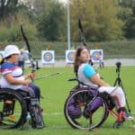 Zawodniczki na wózkach