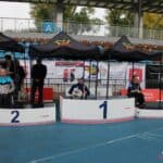 Podium w kategorii Łuki klasyczne 30 m (RMO + RWO)