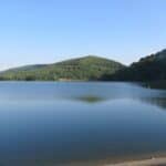 Widok z Soliny na Jezioro Myczkowieckie