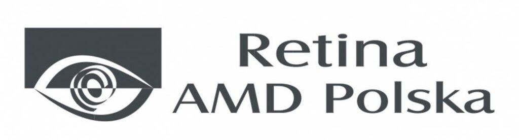 Logotyp Retina AMD Polska na białym tle