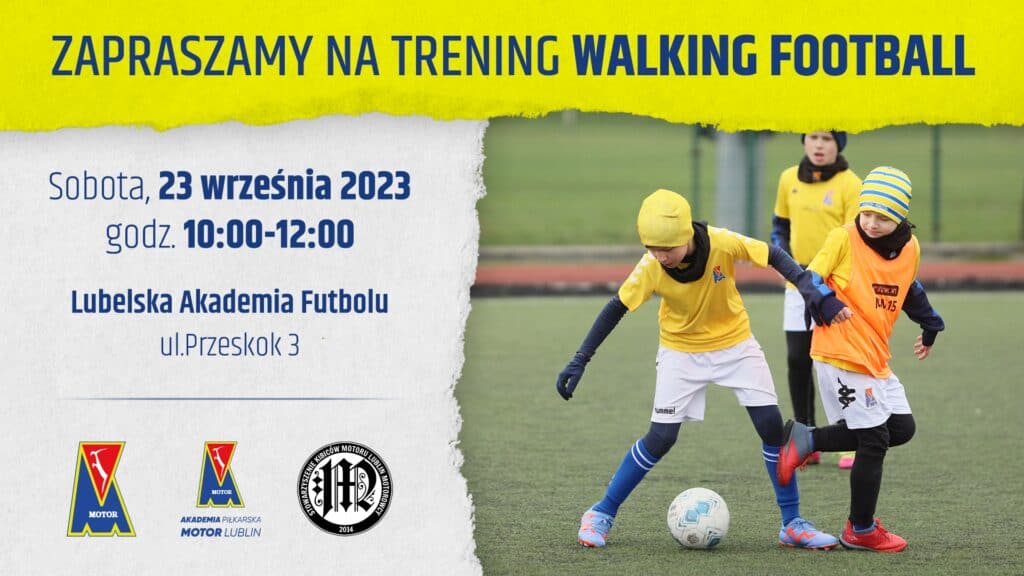 Baner Trening Walking Football, mat. z witryny organizatora