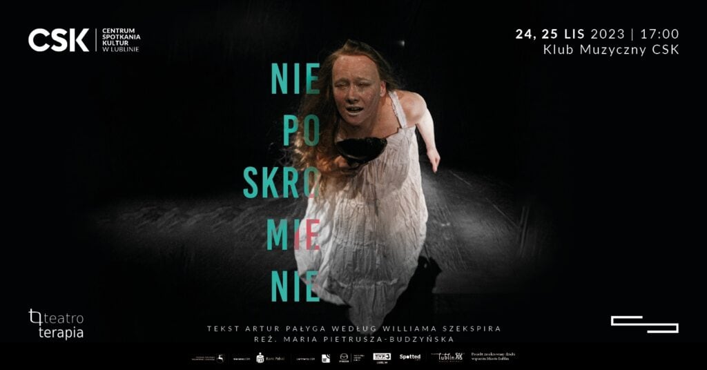 Plakat promujący spektakl