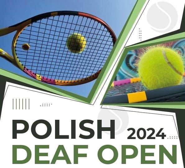 Plakat promujący wydarzenie Polish Deaf Open