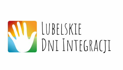 Baner z napisem Lubelskie Dni Integracji