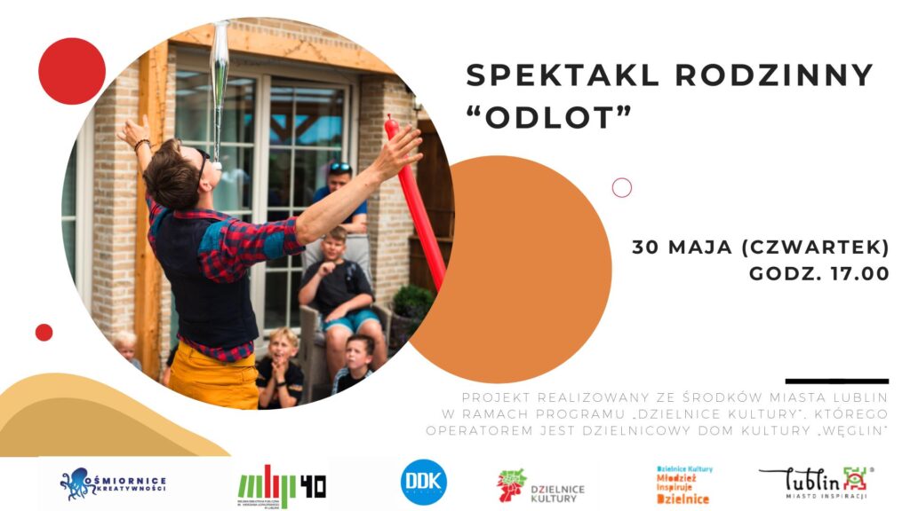 Plakat promujący spektakl