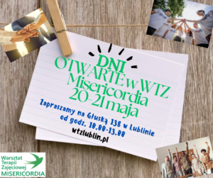 Plakat informacyjny promujący Dni Otwarte