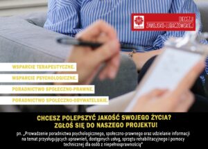 plakat informacyjny promujący przedsięwzięcie projektu