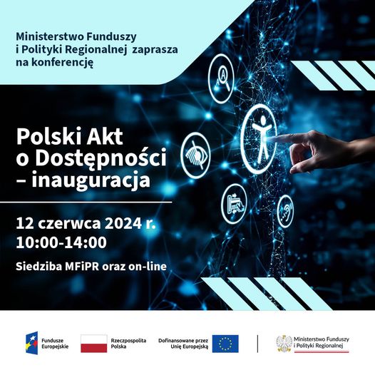 Plakat informacyjny promujący konferencję