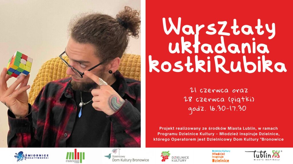 Baner promujący warsztaty dla dzieci