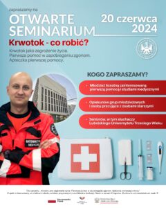 Plakat informacyjny promujący seminarium