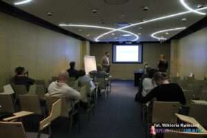 Warsztat pt."Różne ścieżki do ekonomizacji NGO", widok na salę wykładową