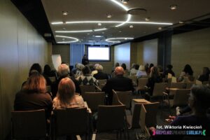 Warsztat pt."Innowacje społeczne" ; widok na salę wykładową