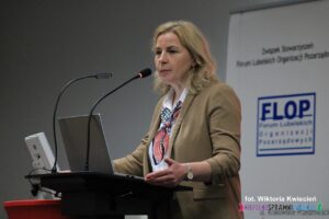 Pani Małgorzata Paprota, Dyrektor Oddziału Lubelskiego Państwowego Funduszu Rehabilitacji Osób Niepełnosprawnych