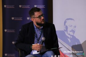 Moderator trzeciego panelu dyskusyjnego - Pan Krzysztof Piskorz, Regionalny Koordynator ds. Dostępności ZUS Oddział w Lublinie.