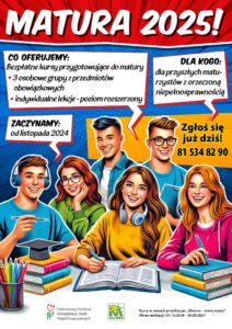 Plakat promujący przedsięwzięcie projektu