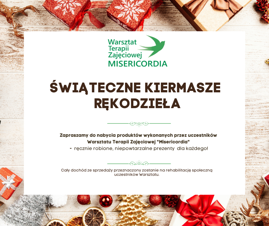 Plakat promujący kiermasz