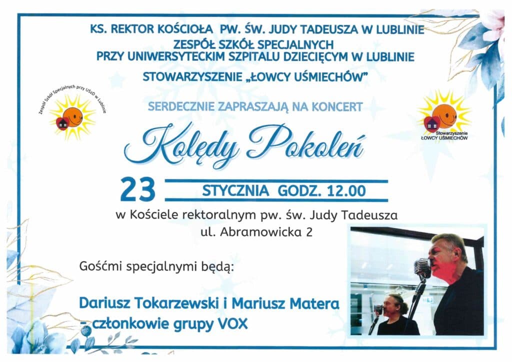 Plakat informacyjny promujący wydarzenie