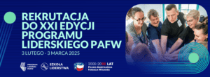 Baner informujący o rekrutacji do projektu PAFW