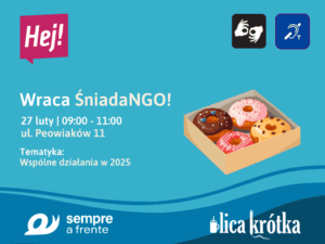 Baner informacyjny promujący wydarzenie