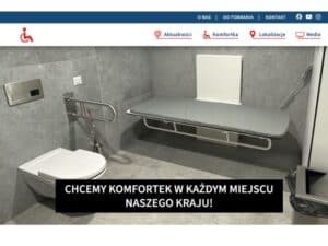 Na zdjęciu znajduje się komfortka, czyli pokój pielęgnacyjnych do zmiany środków chłonnych