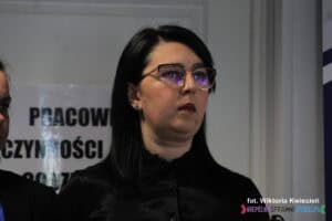 Pani Justyna Szafranek, Dyrektor Polskiego Związku Niewidomych Okręg Lubelski