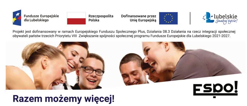 Baner informacyjny promujący przedsięwzięcie projektu