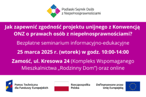 Baner informacyjny promujący wydarzenie