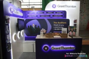 Stoisko firmy Grant Thornton na Targach Pracy