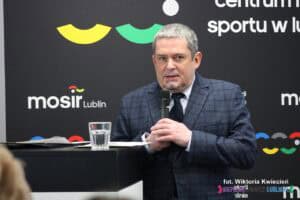 Pan Arkadiusz Brozi – Specjalista ds. Marketingu i Organizacji Imprez MOSiR Lublin